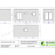 Studio de jardin - maison de jardin avec ossature bois - 20 m² tout équipé et isolé_2