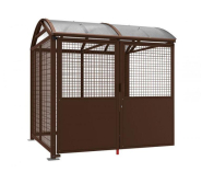 Abri vélos sécurisé - serrure clé européenne ou digicode - structure acier_2