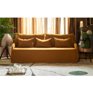 Canapé 5 places Carnac 205 cm - Home Spirit - design élégant avec mono-assise déhoussable_2