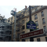 Monte-matériaux avec personnel accompagnant - capacité de charge 2000 kg - PT 2000_2