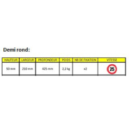 Ralentisseur 5 cm en PVC recyclé - Résistance jusqu'à 40T - RAL M50 - ADS Equipements Eurl_2