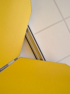 Cloison Flexio avec porte intégrée et rail au sol optionnel