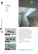 Panneau directionnel CT-Luminaire - Gamme Esthetik - Série CT pour couloirs à faible hauteur_2