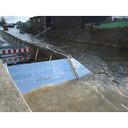 Dispositif anti-inondation démontable mobile et auto-stable Flo-Mob K - aluminium résistant - hauteur max 1,35 m_2