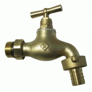 Robinet d'arrêt orientable auto-étanche à clapet - mâle/mâle 15x21 mm et 20x27 mm - débit réglable_2