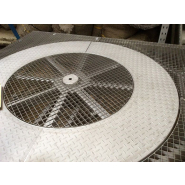 Caillebotis en inox sur-mesure pour industrie alimentaire et pétrochimique - version pressée avec inox 304 et 316Ti - JK Technic_2