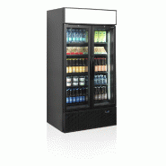 Vitrine réfrigérée noire FSC1000H BLACK - 2 portes TEFCOLD_2