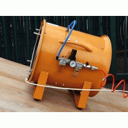 Appareil de brumisation pour traitement des poussières d'amiante