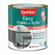 Peinture meuble et boiserie rénov' SYNTILOR - gris design mat - 0.5L - sans sous-couche - couvrant et résistant_2