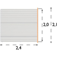 Rampe à vélos Borås réf-8012488 - Hags - 6 places - Galvanisé avec scellement béton_2