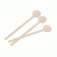 Agitateurs à cocktail biodégradables en bois - 150mm - Lot de 100 | Fiesta_2
