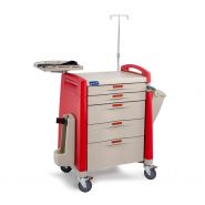 Mk-p01 - Chariot médical d'urgence Medik - Dimensions 900x540x580mm - ABS et acier avec systèmes de verrouillage performants_2
