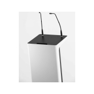 Pupitre de conférence connecté léger et compact avec chariot sur roulettes - SPEAK - Personnalisable avec options de connexion_2