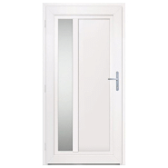 Vidaxl porte d'entrée anthracite 108x208 cm pvc 3157102_2
