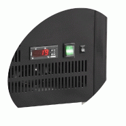 Vitrine panoramique réfrigérée positive noire 78 litres | Tefcold - UPD80-BLACK_2