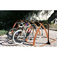 Arco - porte-vélos - track design - en acier corten_2
