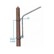 Ep 200 - console pour poteau - dimensions 500x800 mm - diam. 49 mm - seifel - 00a0043_2