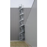 Escalier hélicoïdal yso-industrie - ysofer esca - diamètre 1400 à 3800 mm_2