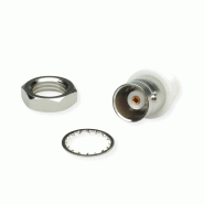 TELEGÄRTNER Prise BNC encastrée 50 Ohms, avec bride isolante blanche_2