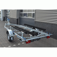 7m-2m20 2x1350kg - 2700 kg - VLEMMIX - Remorque Porte-Bateau version patin_2