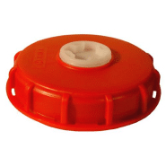 Couvercle Schütz Ø150 rouge + bonde 2