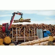 Grue forestière populaire Loglift 96S avec capacité de levage jusqu'à 95 kNm