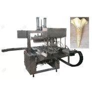 Machine de cornet de crème glacée - Henan Gelgoog - 2500-3000pcs/h - acier inoxydable, moules adaptables, certification CE_2
