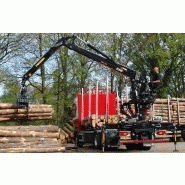 Loglift 118S - Grue forestière robuste Hiab avec extensions hydrauliques de 7,9 m à 10,1 m et capacité de 12,0 tm_2