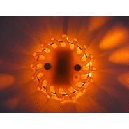 Mallette de 6 balises de signalisation à leds rechargeables (Orange ou Bleu)_2