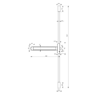 Serrure anti-panique S-PUSH 2/3 points haut et bas - réversible - laqué blanc - norme CE NF EN1125 - Thirard_2