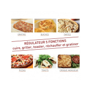 Toaster électrique SOFRACA 2 étages - tubes quartz - multifonction inox - 11562R_2