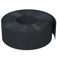 Vidaxl bordures de jardin 4 pcs noir 10 m 20 cm polyéthylène 3155458_2