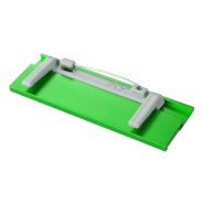 Badge identifiant en aluminium - papier remplaçable - couleur vert citron - 9g_2