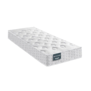 Ensemble Dunlopillo EUGEN 90x190 cm - Matelas mémoire de forme 21 cm, sommier déco et pieds gris_2