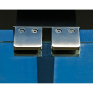 Station bus Province - inox brossé - Ref : 529224.Gpro - abri de 2500 ou 5000 mm avec bardage en verre Sécurit®_2