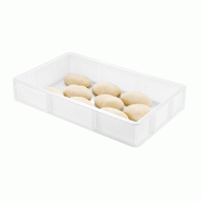 Bac à pâtons 530x325x90mm GN1/1 blanc Gilac_2
