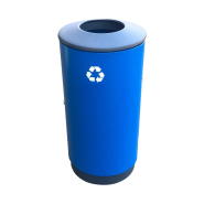 Poubelles tri sélectif en métal galvanisé - extérieur/intérieur - acier galvanisé - 9 litres_3