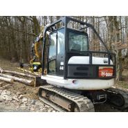 AFM 400s - Tête d'abattage télescopique multifonctionnelle - AFM Forest - Ouverture max. couteaux 360 mm_2