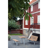Banc public Sofiero réf 8058448 - Hags - 1760 mm de longueur, montage en 1 heure_2