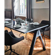 Bureau de direction moderne avec pieds en bois - Viga_2