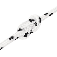 Vidaxl corde de bateau tressé blanc 10 mmx25 m polyester 152771_2
