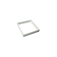 Caisson de saillie 30x30cm - aluminium blanc - réf kitsai303 - pour panneaux LED_2