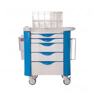 Chariot d'anesthésie - chariot médical Mespa Healthcare - profondeur 585 mm - structure polymère qualité médicale_2