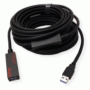 ROLINE Câble prolongateur USB 3.2 Gen 1 actif, noir, 10 m_2