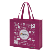 Sac cabas réutilisable - Polypropylène non tissé sans lamination - Dimensions 40x35x12cm - Réf : FRAALICAN2S_2