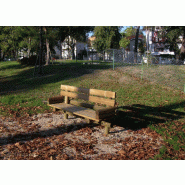 Banc bois RONDUS simple ou double_2