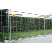Corniche - grille de chantier - clôture mobile galvanisée - Ferro Bulloni - 14kg_2