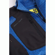 Veste de travail confort - maille molletonnée chinée - 100% polyester - taille L - Réf. 959306_2