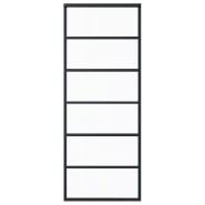 Vidaxl porte coulissante et quincaillerie verre esg/aluminium 76x205cm 3081950_2