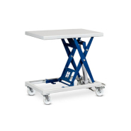 Table élévatrice - Plan de travail en tôle pleine - PEGASE - Charge 300 kg - Hauteur réglable 400 à 1 010 mm_2